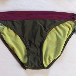 Prana Purple and Green Bikini Swim